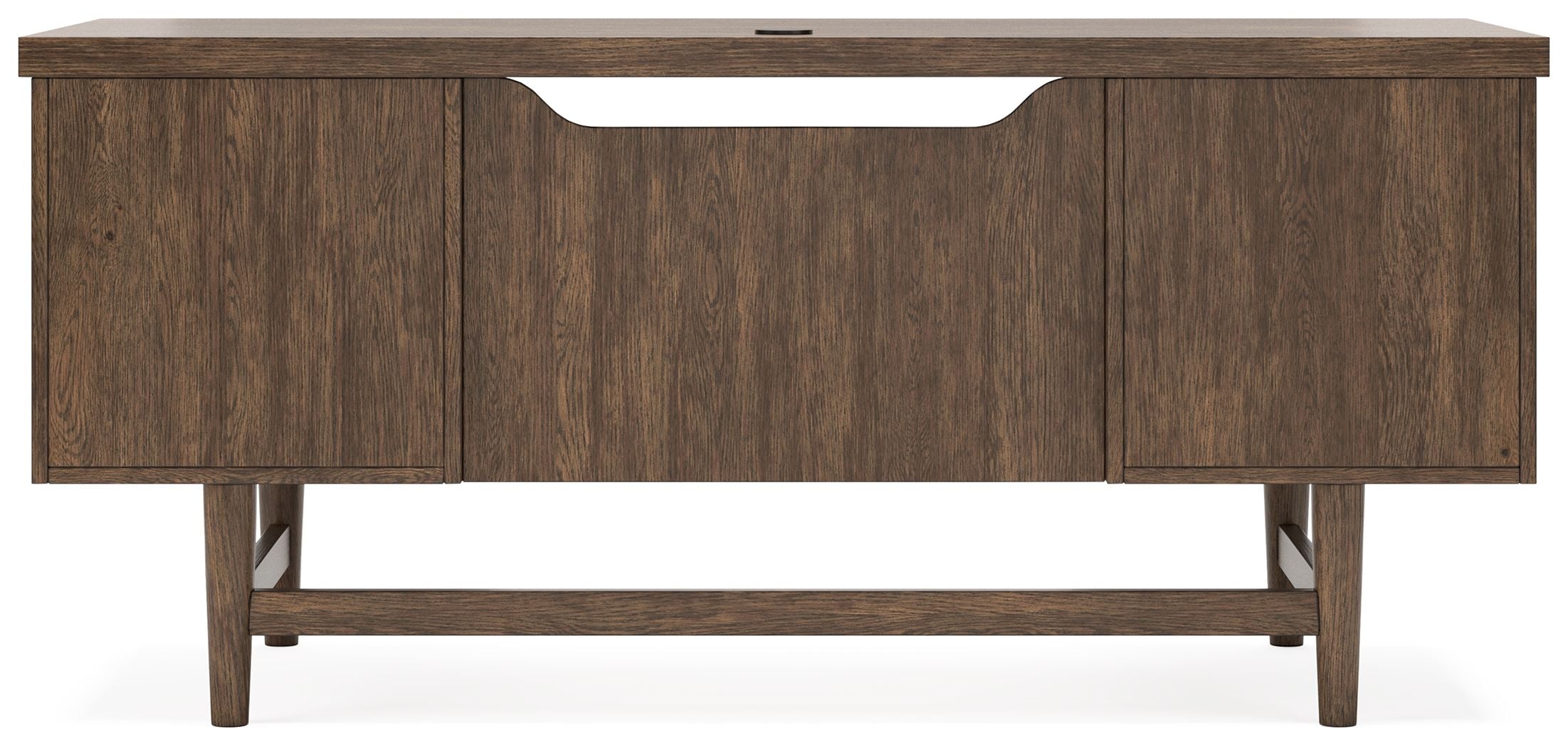 Austanny - Brun chaud - Ensemble 3 pièces - Bureau, chaise et bibliothèque