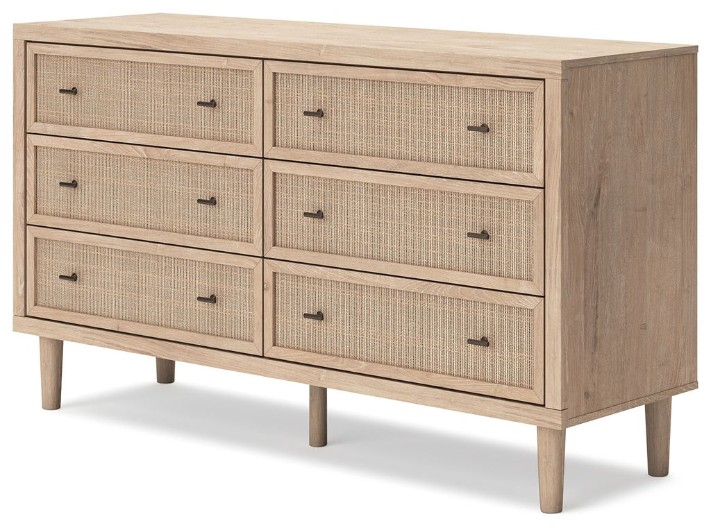 Cielden - Commode bicolore à six tiroirs