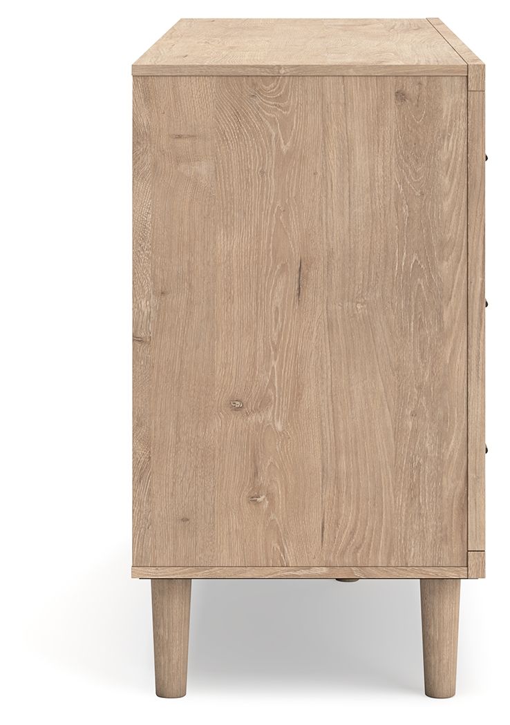 Cielden - Commode bicolore à six tiroirs