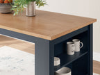 Gesthaven - Table de comptoir rectangulaire pour salle à manger