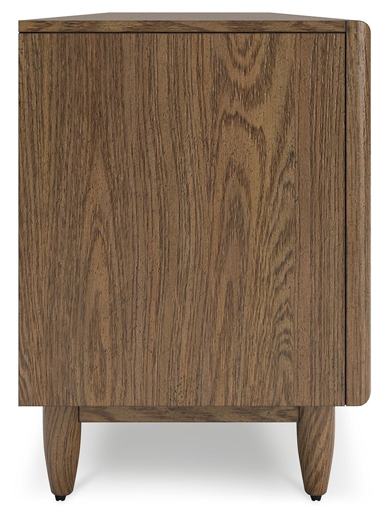 Roanhowe - Marron - Meuble TV extra large