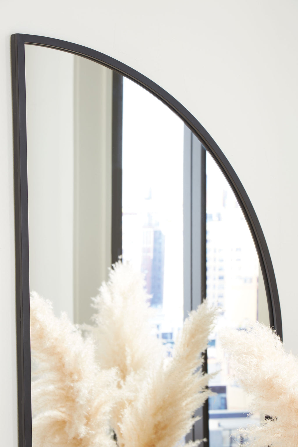 Denlow - Noir - Miroir d'appoint