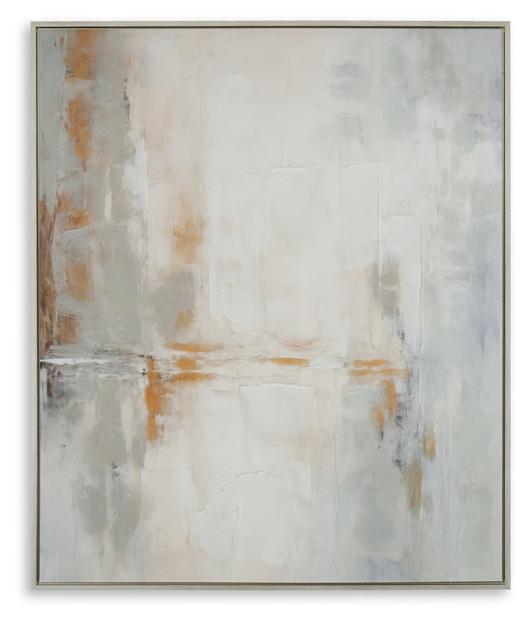 Vallrow - Gris / Ambre - Décoration murale