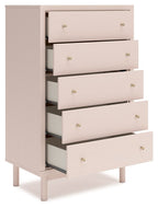 Wistenpine - Blush - Commode à cinq tiroirs
