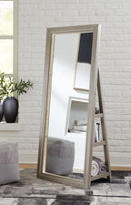 Evesen - Champagne - Miroir sur pied/rangement
