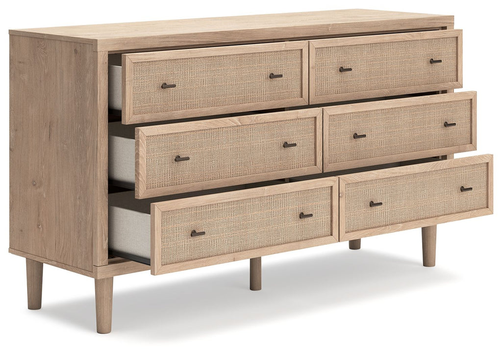 Cielden - Commode bicolore à six tiroirs