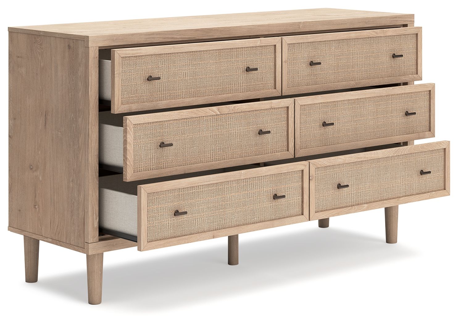 Cielden - Commode bicolore à six tiroirs