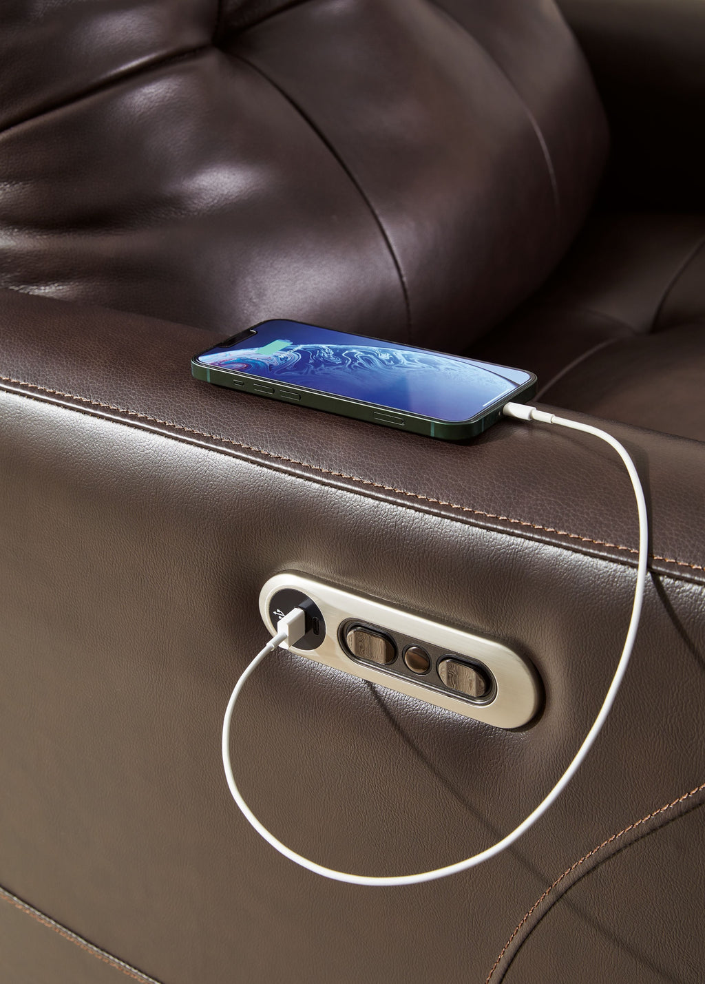 Pisgham - Fauteuil inclinable électrique avec appui-tête réglable