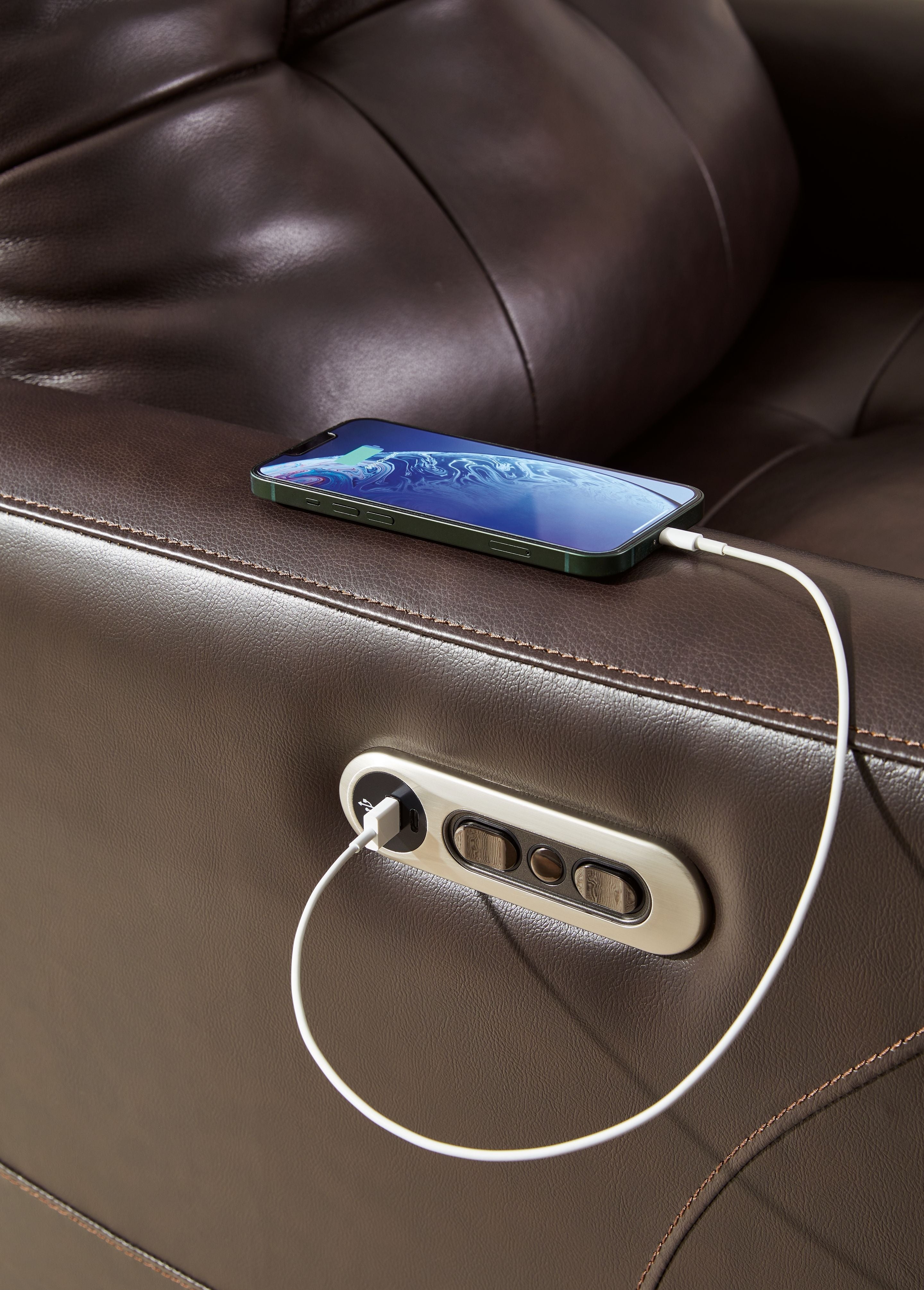Pisgham - Fauteuil inclinable électrique avec appui-tête réglable