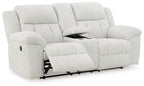 Frohn - Snow - Canapé inclinable double avec console