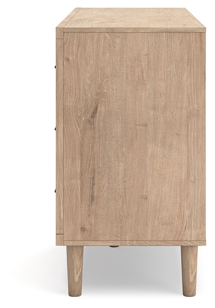 Cielden - Commode bicolore à six tiroirs