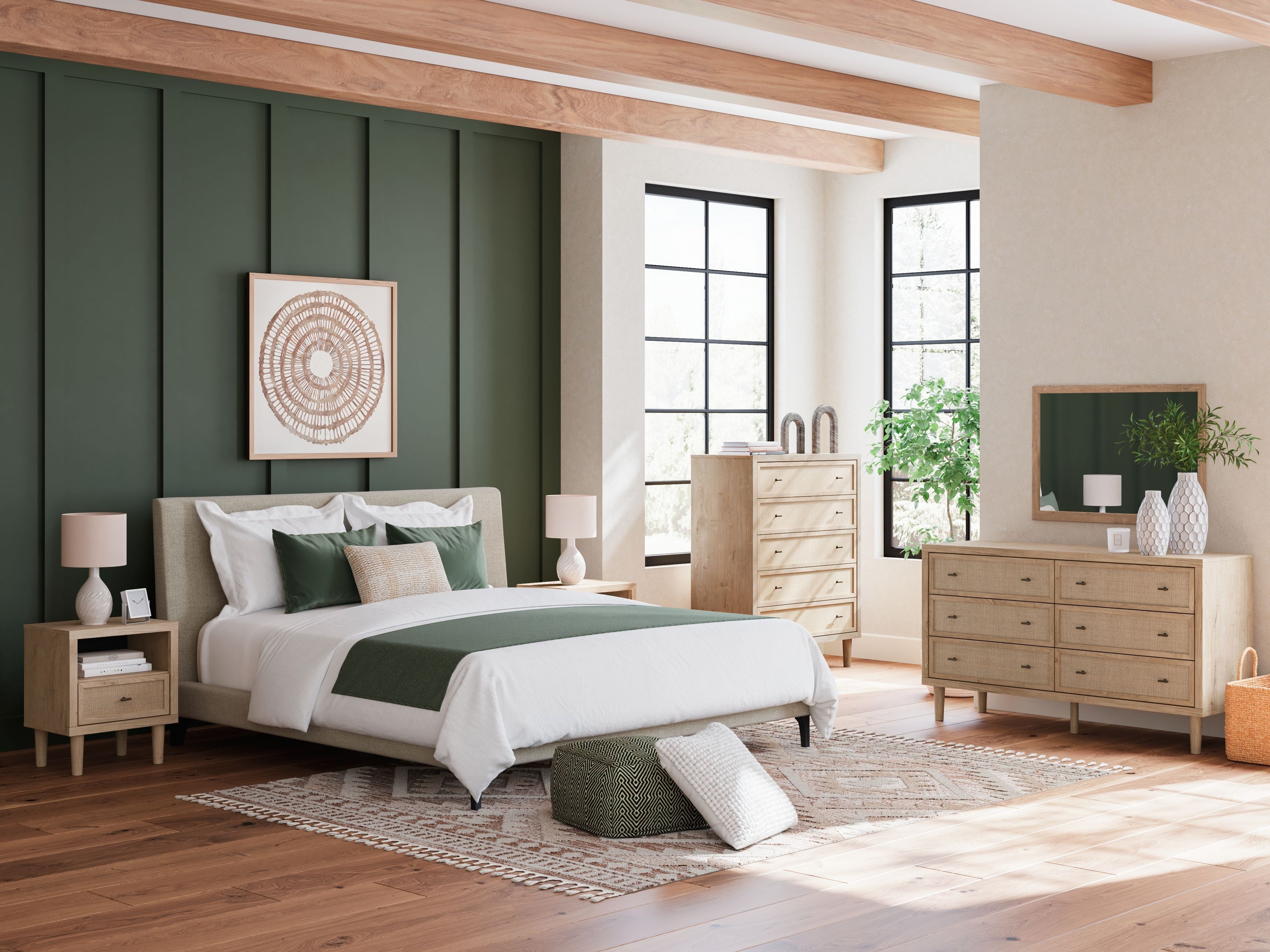 Cielden - Bicolore - Commode et miroir