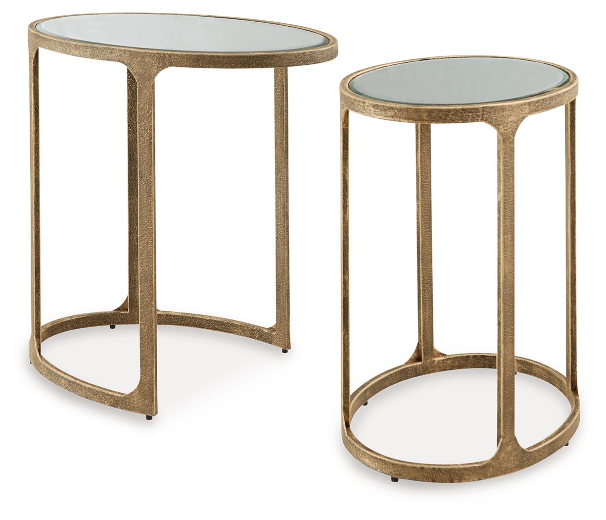 Irmaleigh - Noir antique - Ensemble de tables d'appoint (lot de 2)
