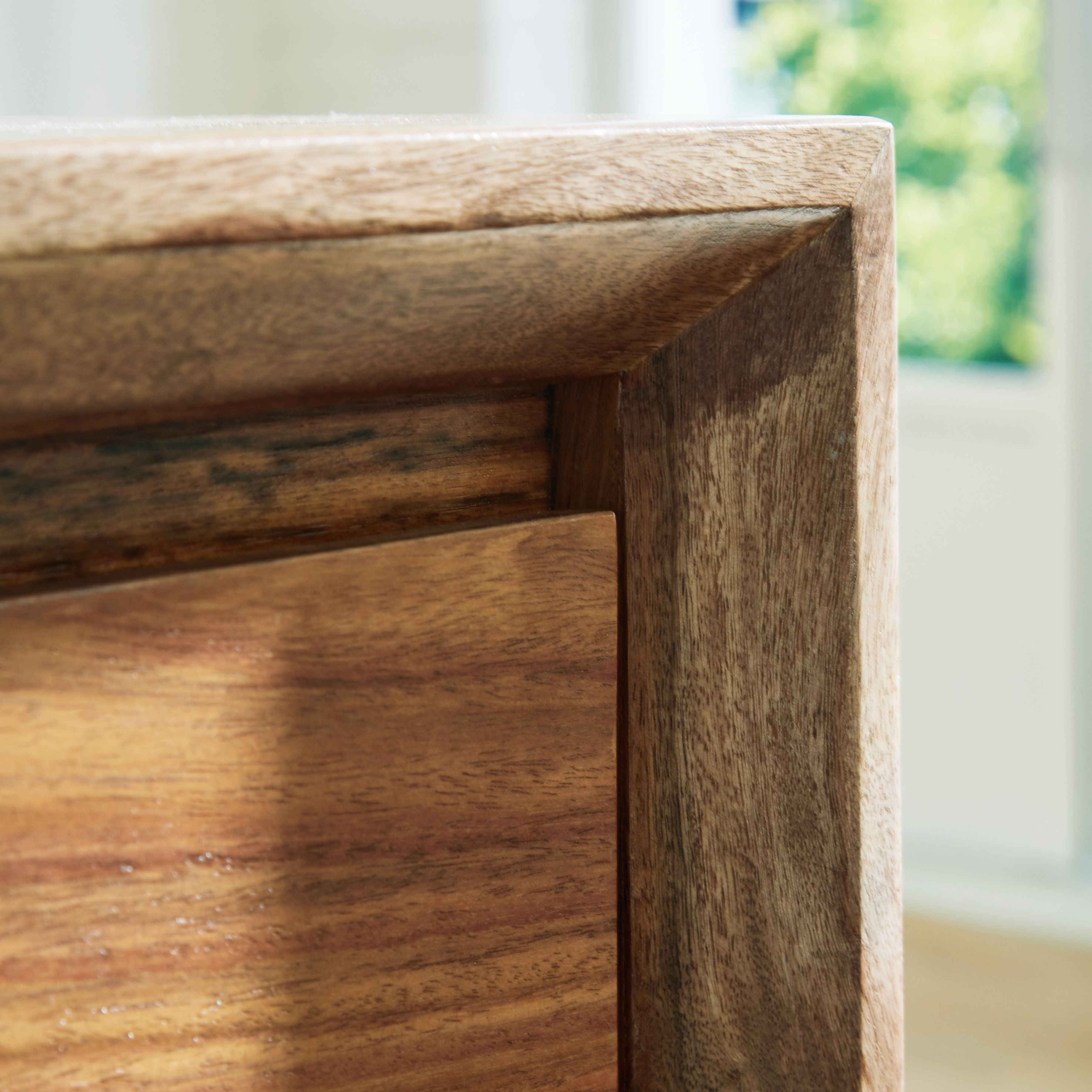 Dressonni - Marron - Commode à cinq tiroirs