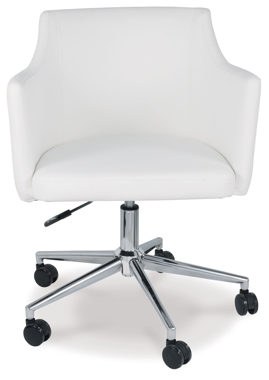Baraga - Blanc - Chaise de bureau pivotante pour la maison