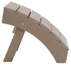 Sundown Treasure - 2 pièces - Chaise Adirondack et pouf