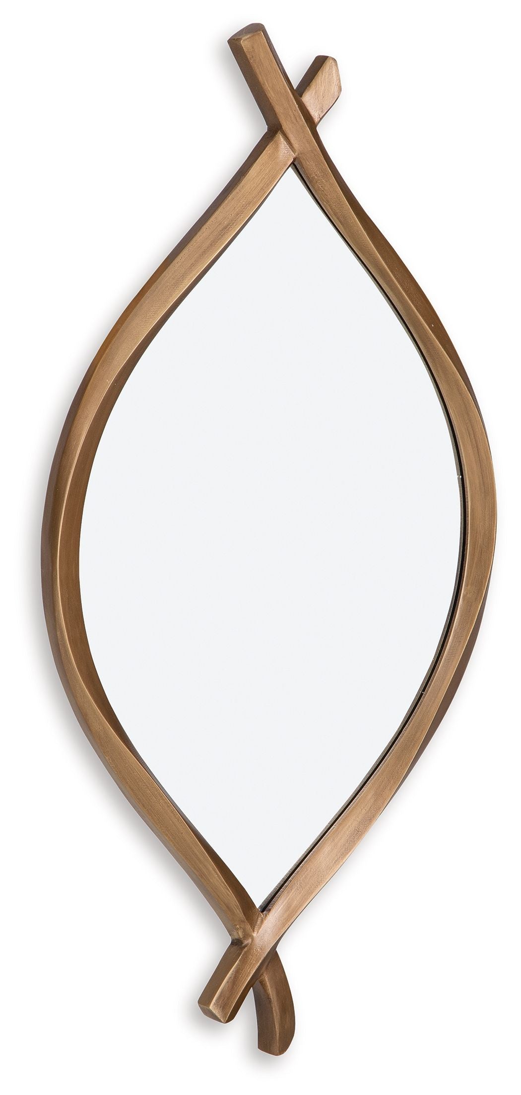 Bartner - Finition or antique - Miroir d'appoint