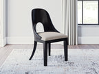 Rowanbeck - Noir - Ensemble 3 pièces - Bureau, chaise et bibliothèque