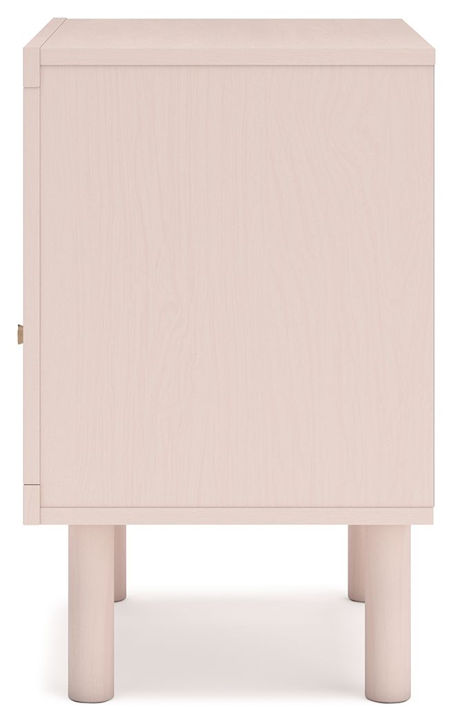 Wistenpine - Blush - Table de chevet à un tiroir