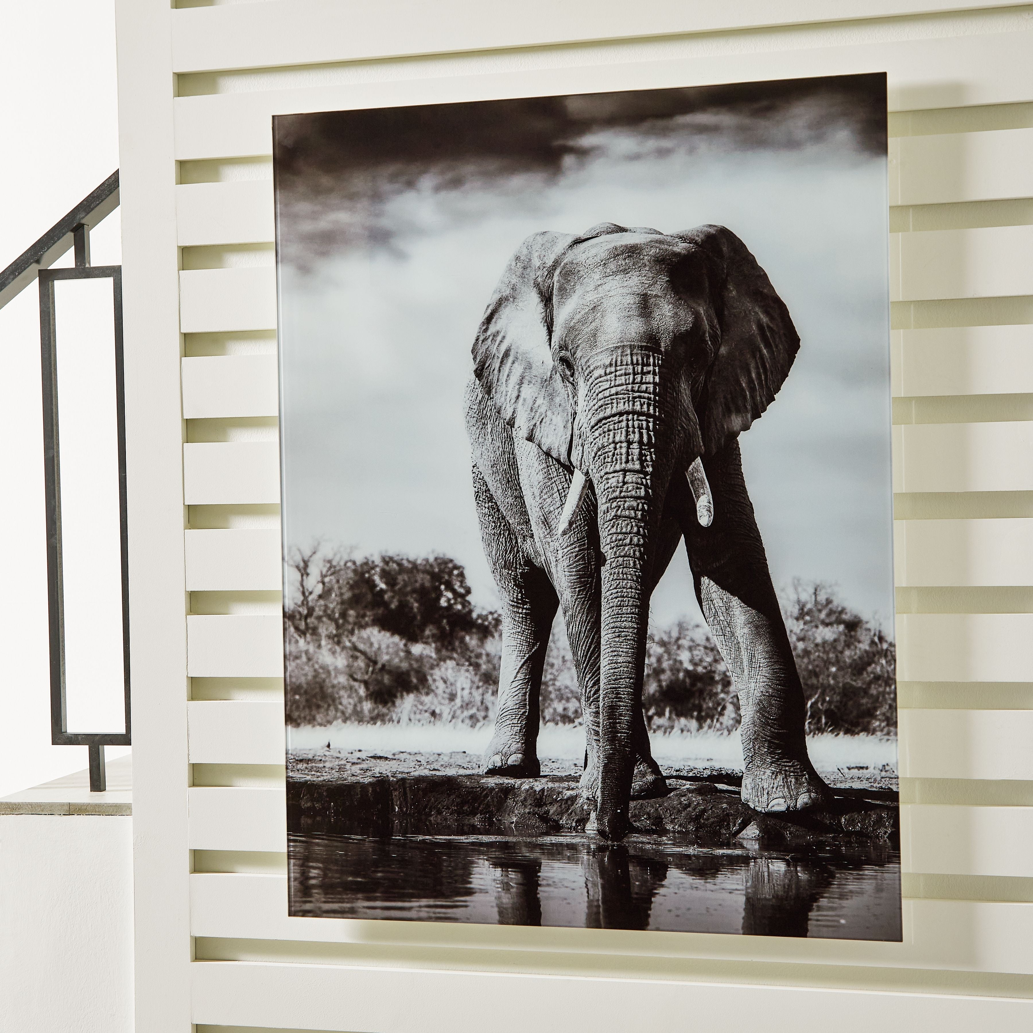 Glinyard - Noir / Blanc - Art mural