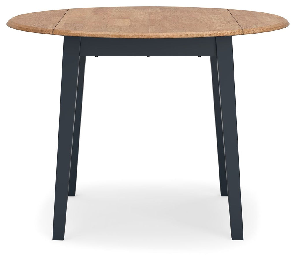 Gesthaven - Table ronde à abattants pour salle à manger