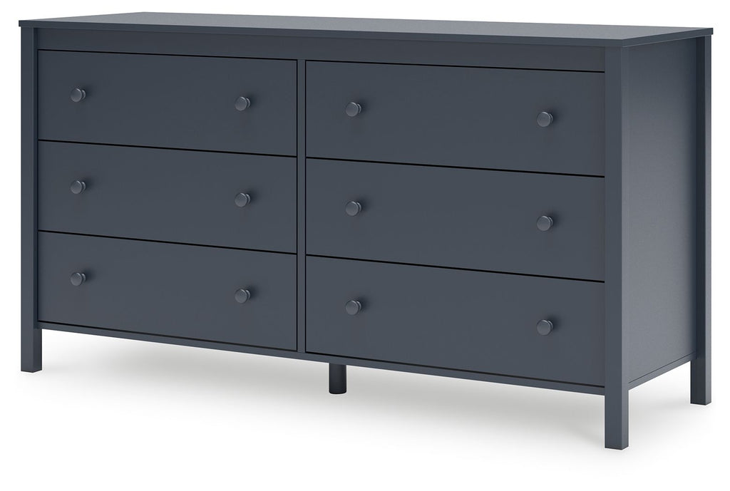 Simmenfort - Bleu marine - Commode six tiroirs