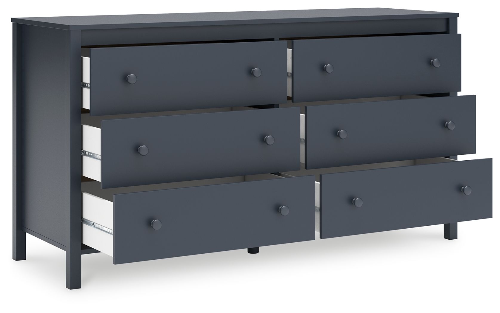 Simmenfort - Bleu marine - Commode six tiroirs