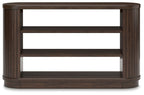 Korestone - Brun chaud - Ensemble 3 pièces - Bureau, chaise et crédence