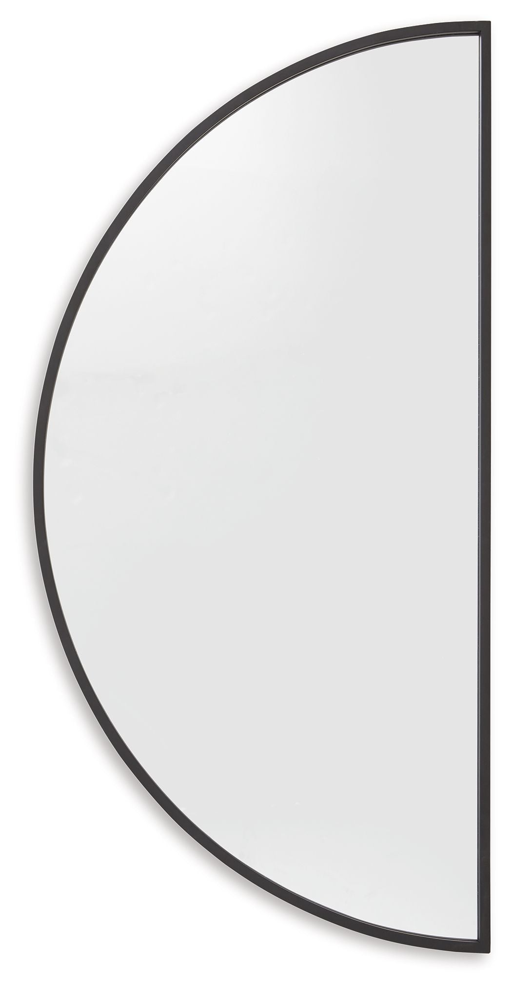 Denlow - Noir - Miroir d'appoint