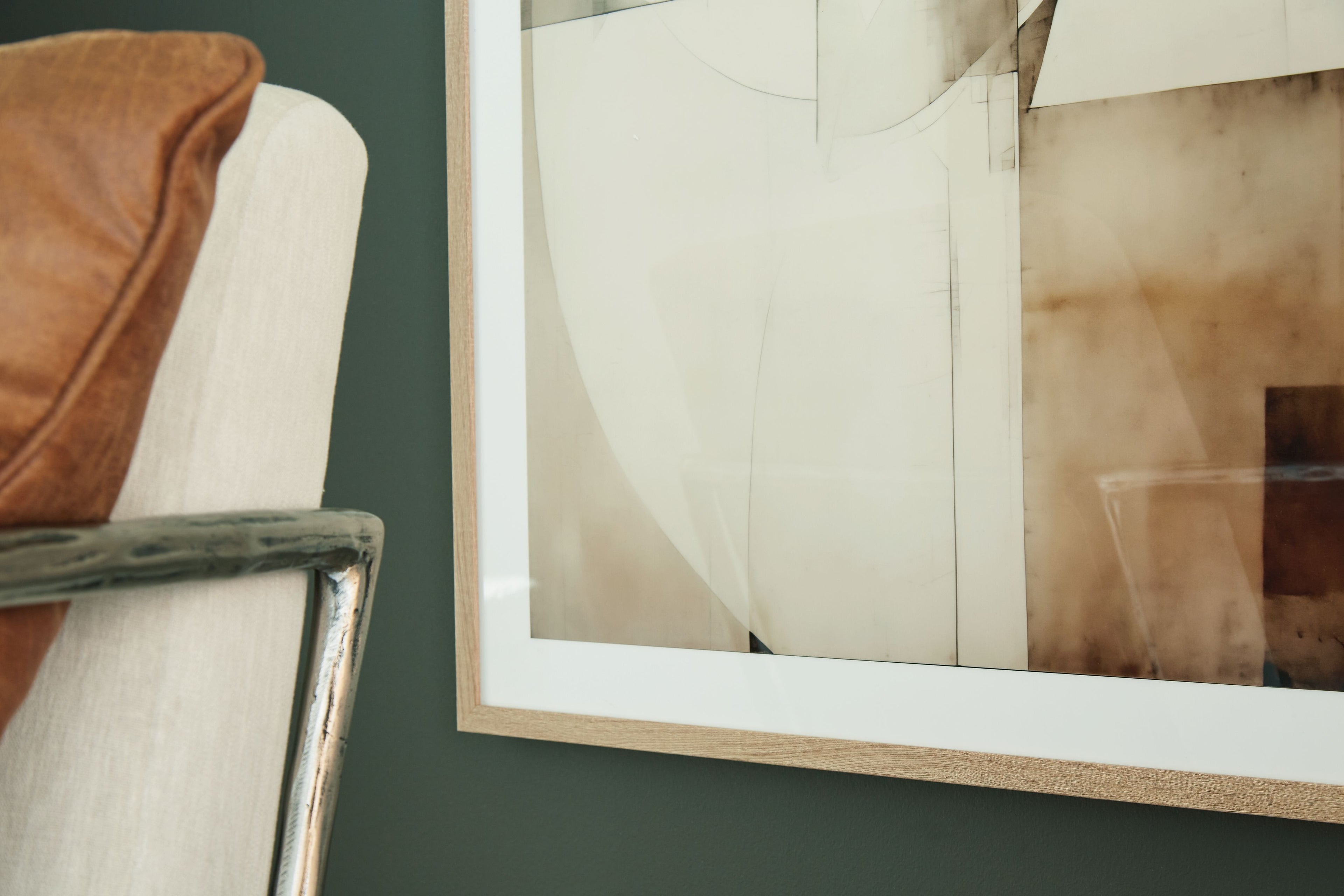 Corlain - Marron / Beige / Blanc - Décoration murale