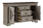 Lodenbay - Gris antique - Serveur de salle à manger
