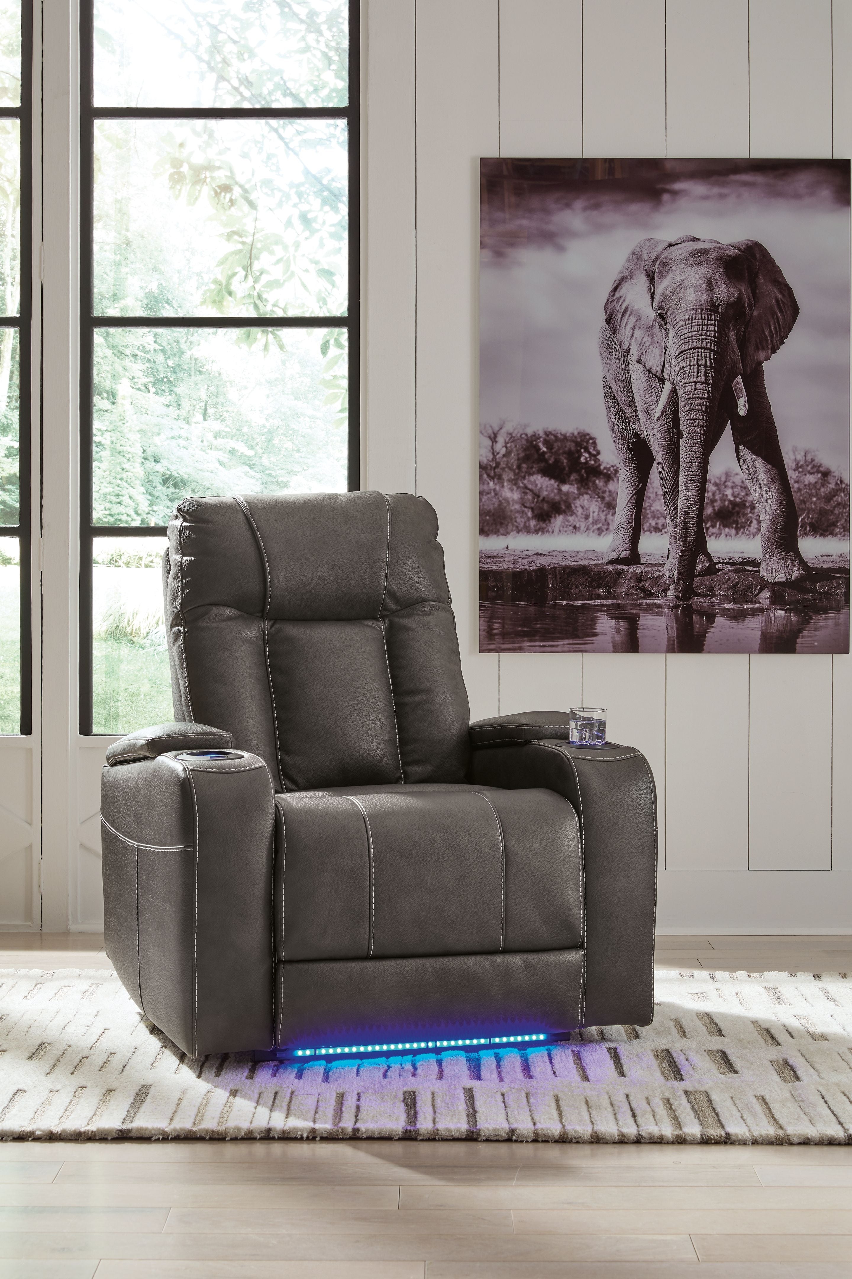 Feazada - Fauteuil inclinable électrique avec appui-tête réglable