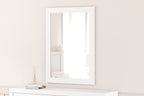 Mollviney - Blanc - Miroir de chambre