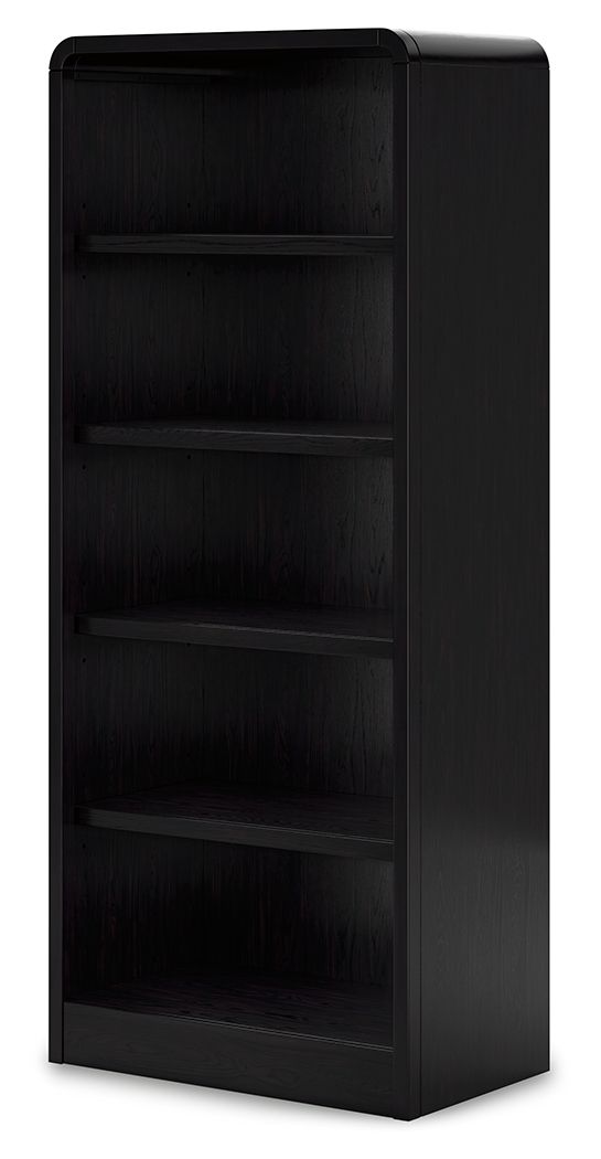 Rowanbeck - Noir - Ensemble 3 pièces - Bureau, chaise et bibliothèque