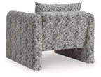 Kenbell - Noir / Blanc - Fauteuil d'appoint
