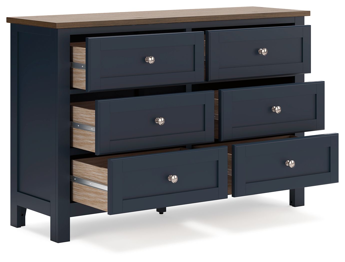 Landocken - Marron / Bleu - Commode