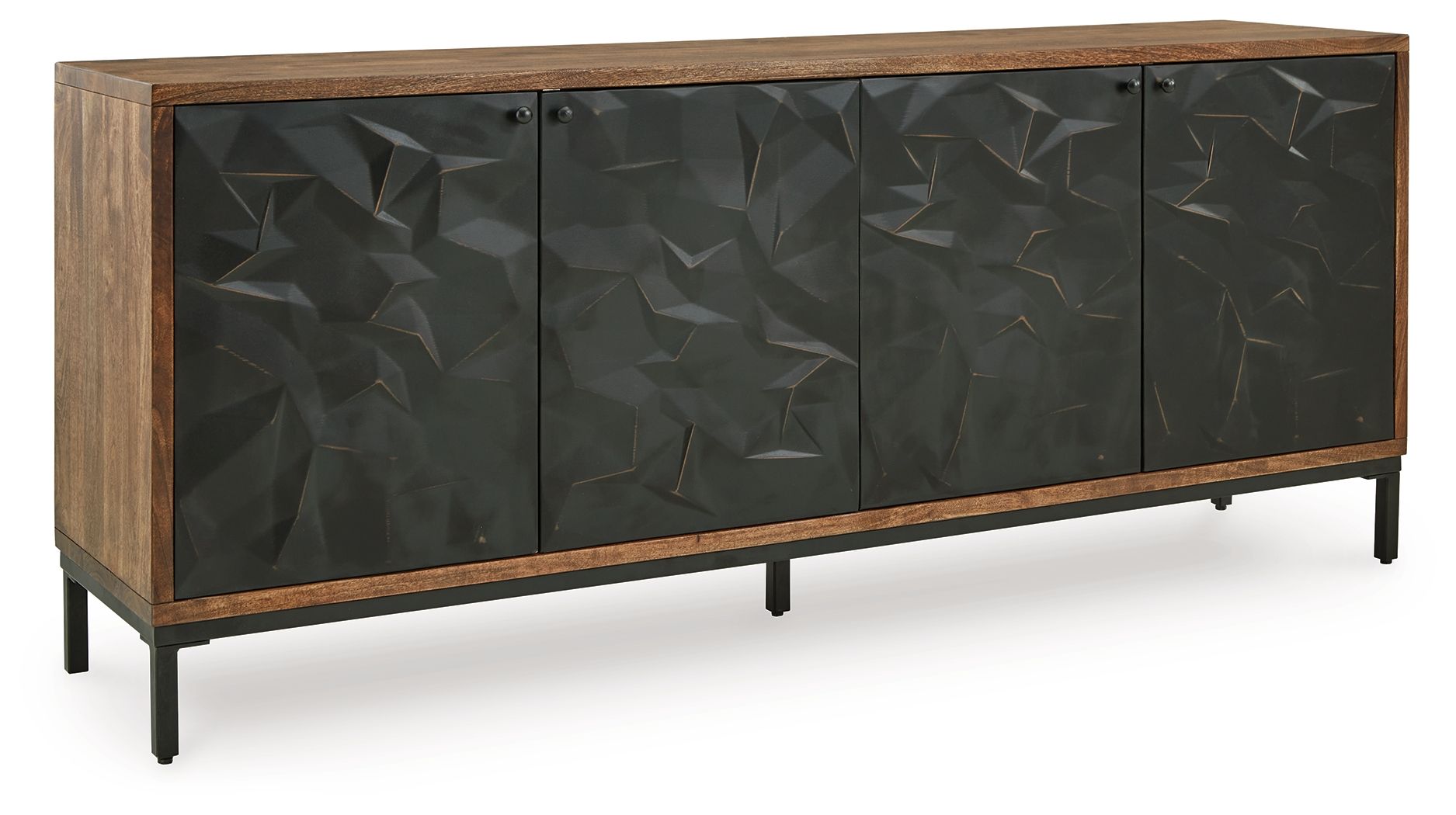 Dorannby - Noir / Brun - Armoire d'appoint