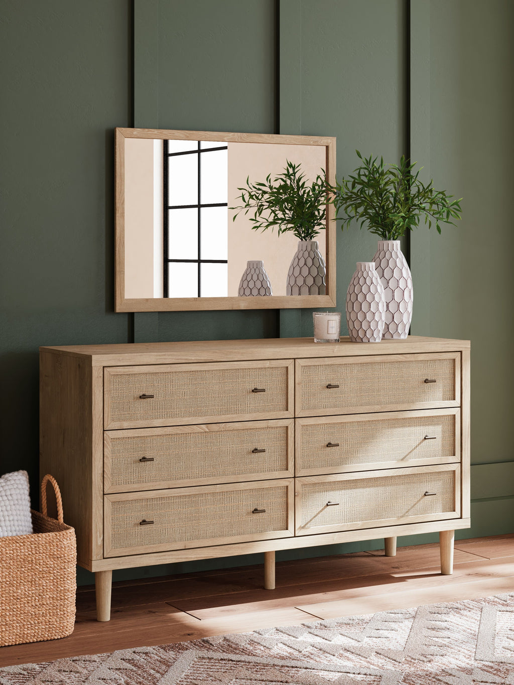 Cielden - Bicolore - Commode et miroir