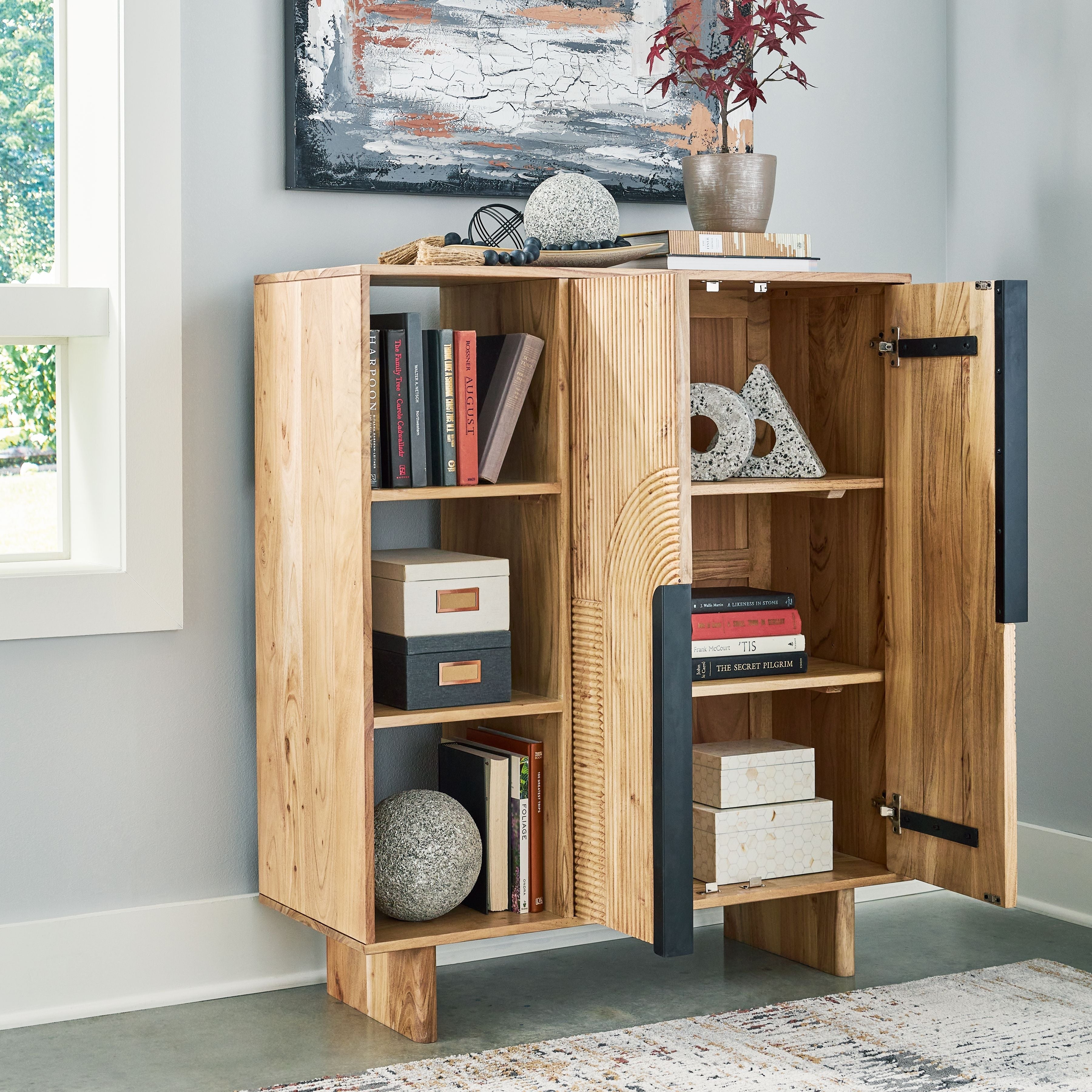 Kierwell - Naturel - Armoire d'appoint