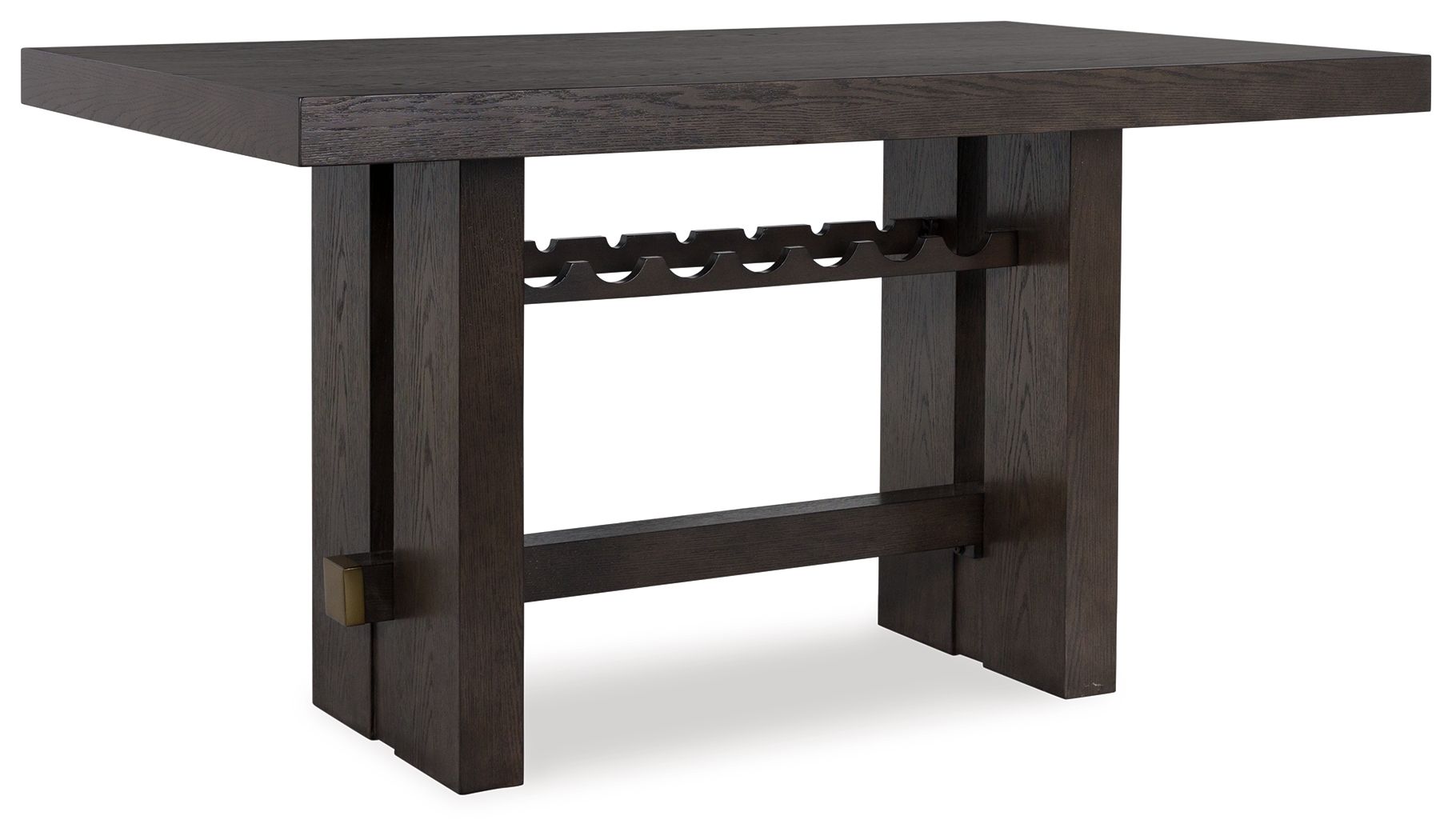 Burkhaus - Table de salle à manger rectangulaire marron foncé