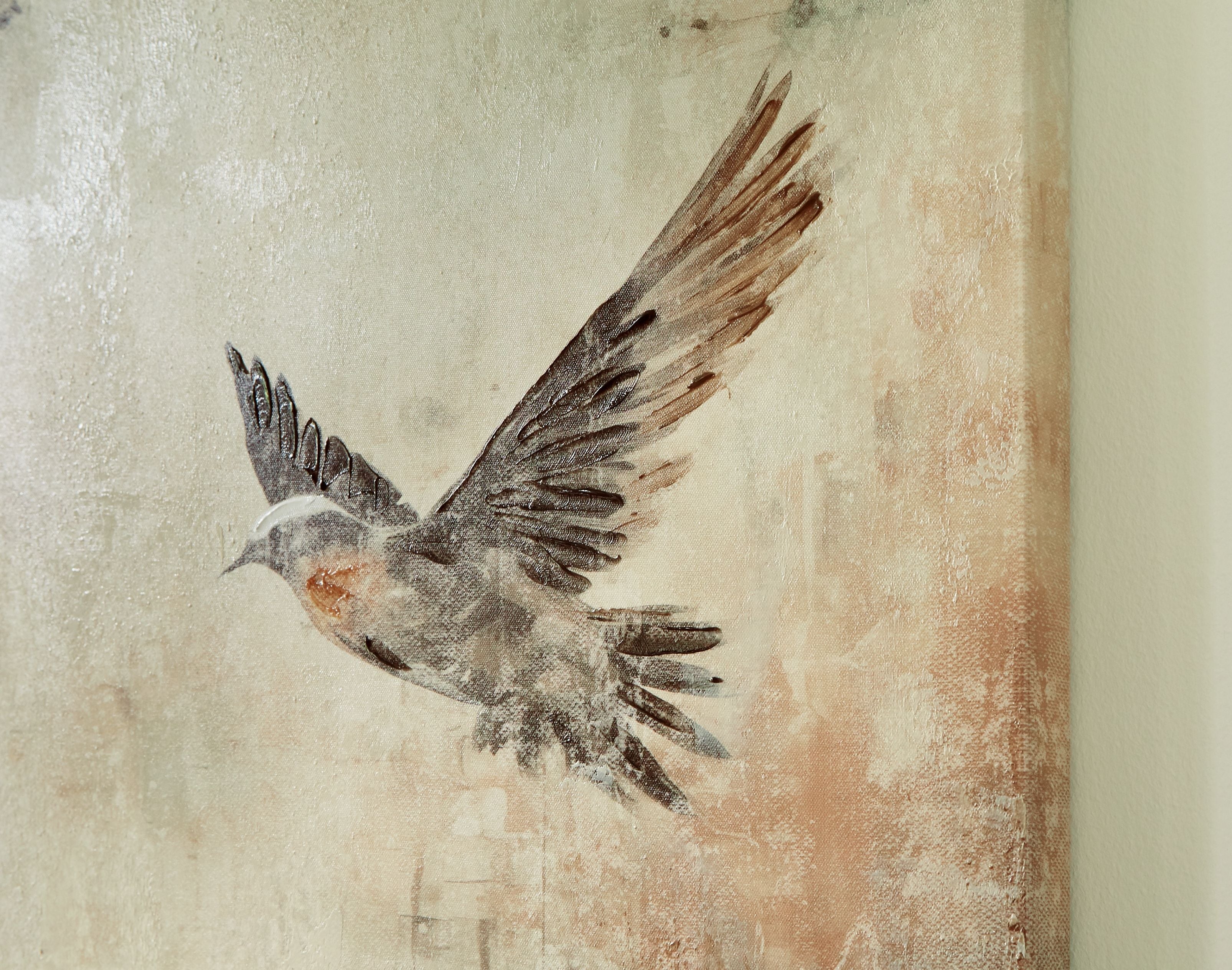 Collmund - Gris / Marron - Décoration murale