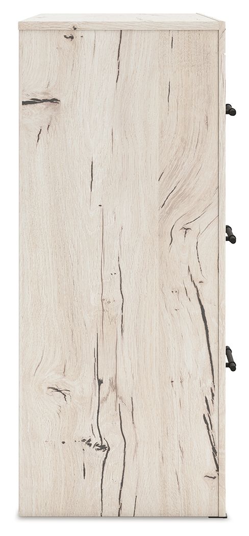 Lawroy - Naturel clair - Commode à six tiroirs
