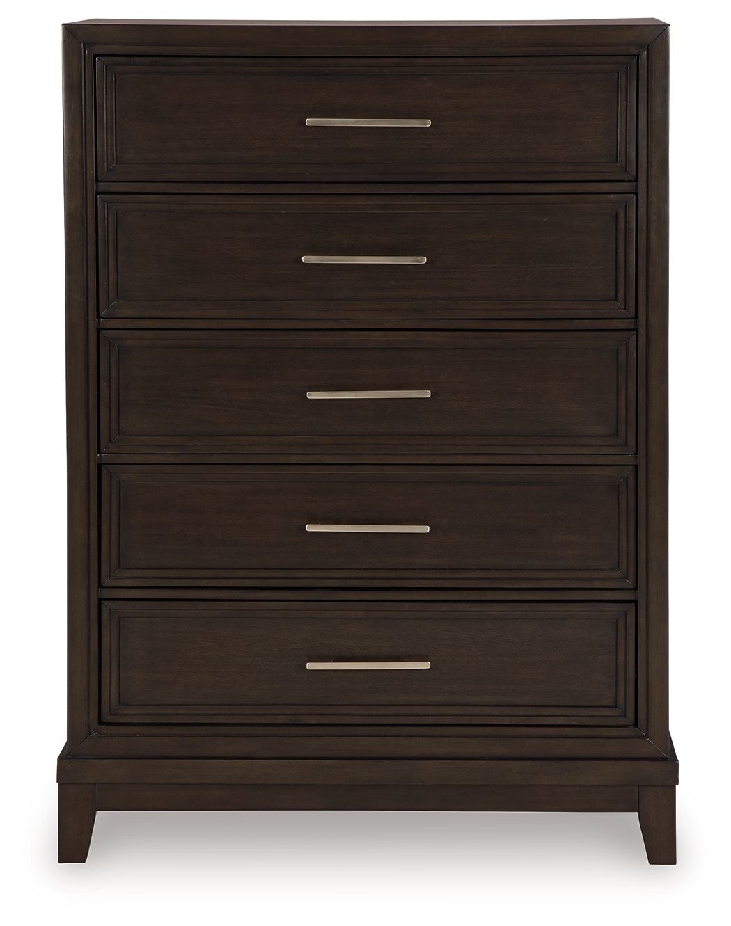 Neymorton - Brun gris foncé - Commode à cinq tiroirs