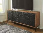Dorannby - Noir / Brun - Armoire d'appoint