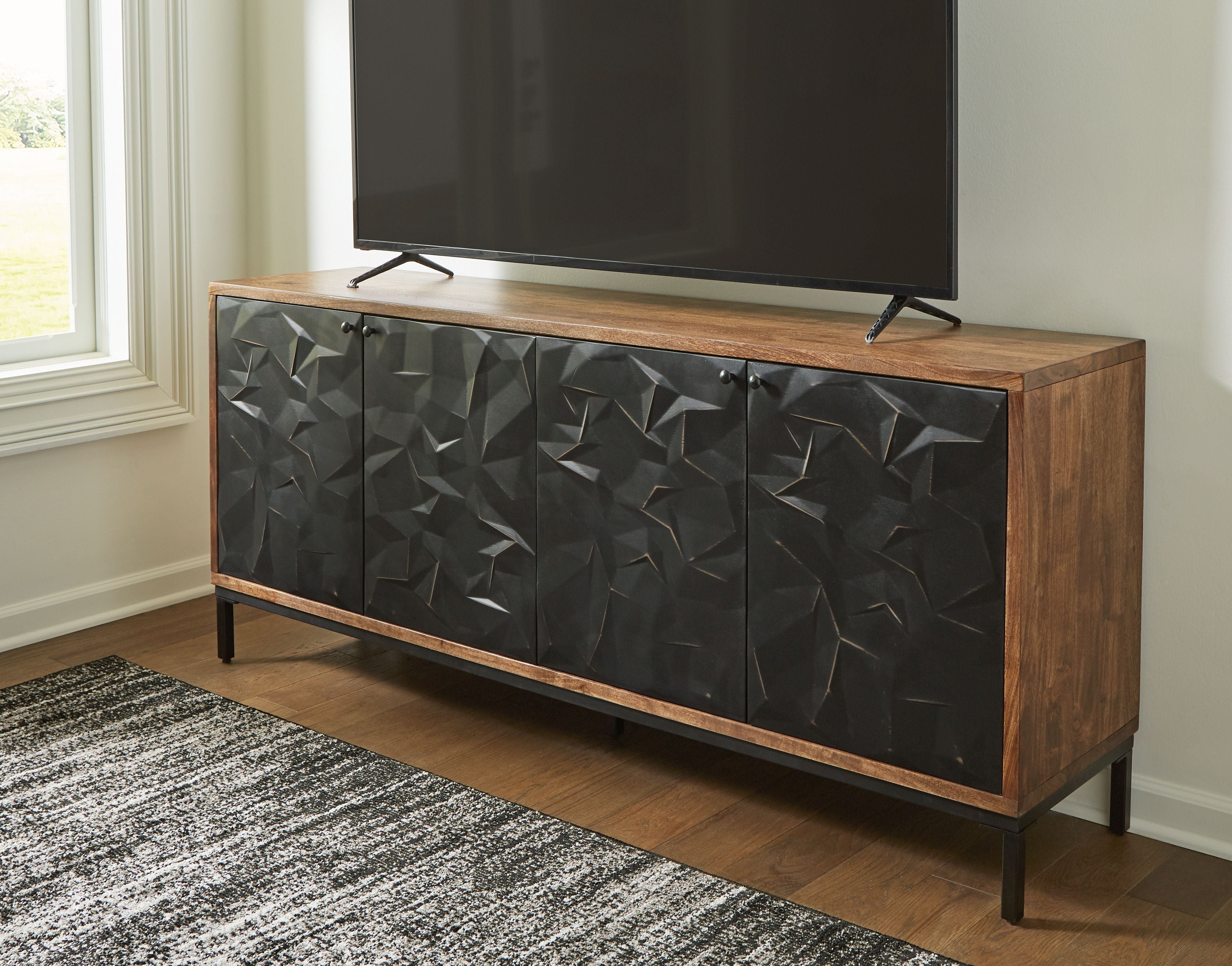 Dorannby - Noir / Brun - Armoire d'appoint