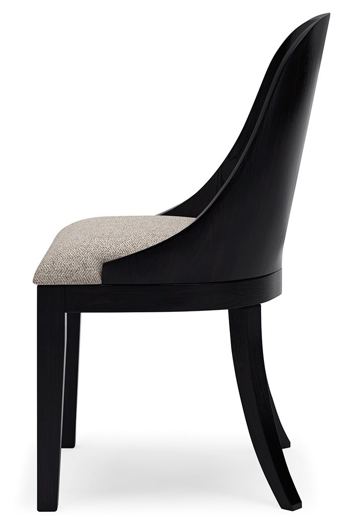 Rowanbeck - Noir - Ensemble 3 pièces - Bureau, chaise et bibliothèque