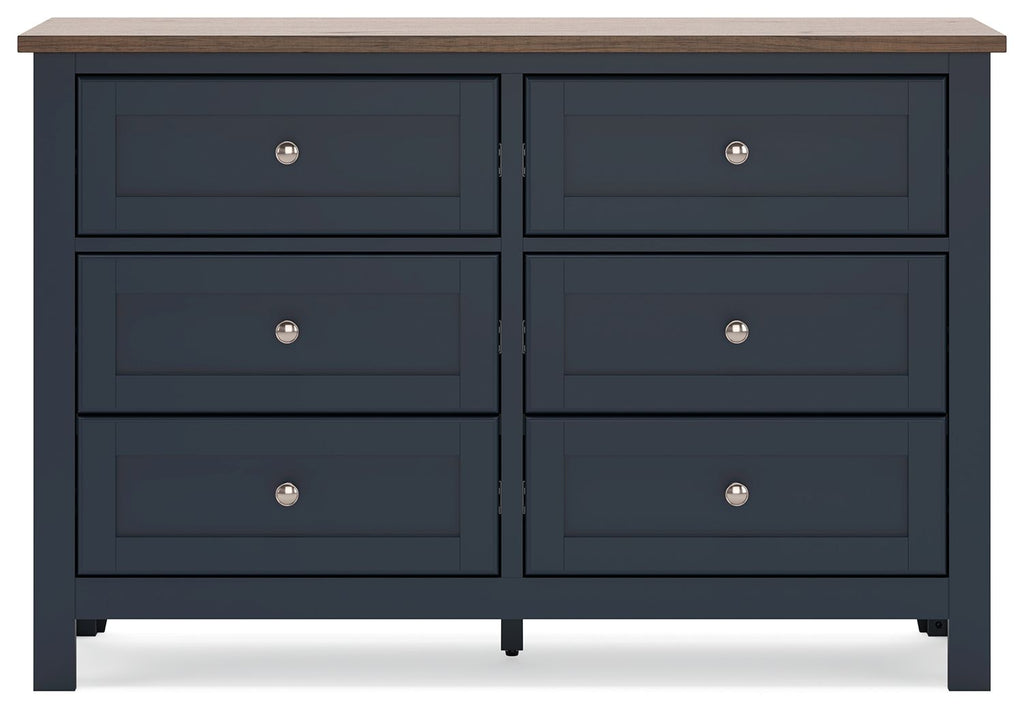 Landocken - Marron / Bleu - Commode