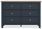 Landocken - Marron / Bleu - Commode