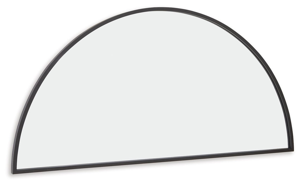 Denlow - Noir - Miroir d'appoint