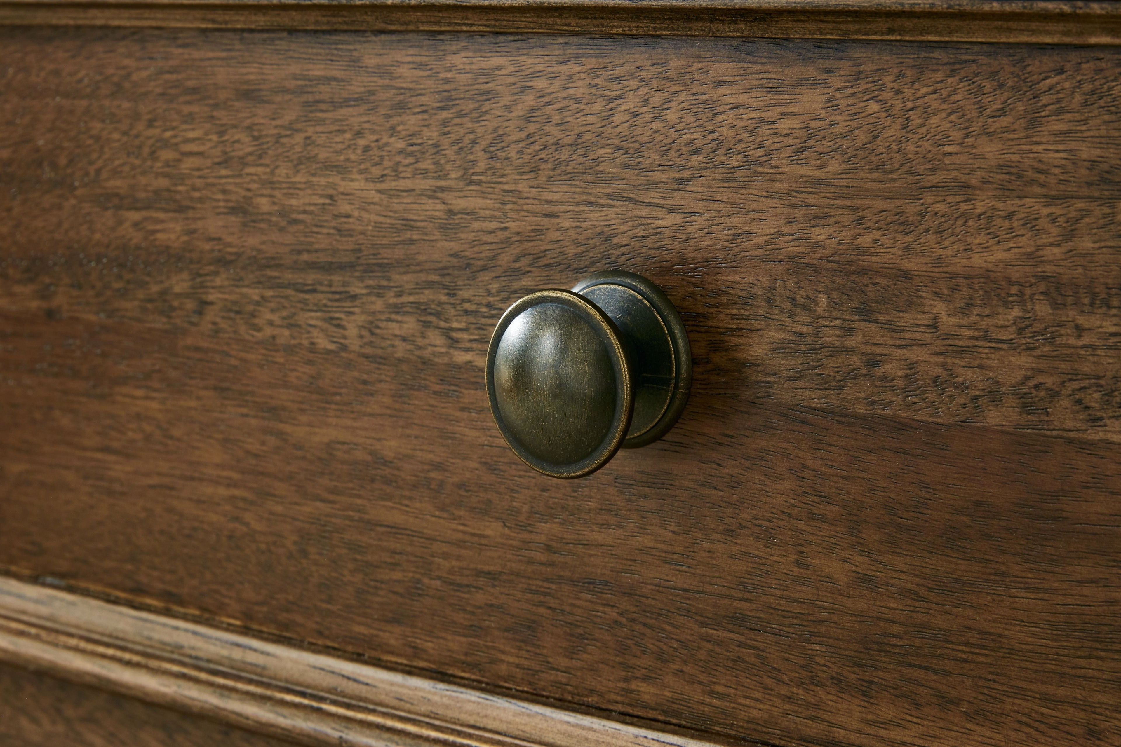 Sturlayne - Marron - Commode et miroir